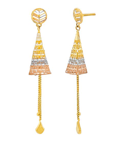 Lotus Dangler Earrings