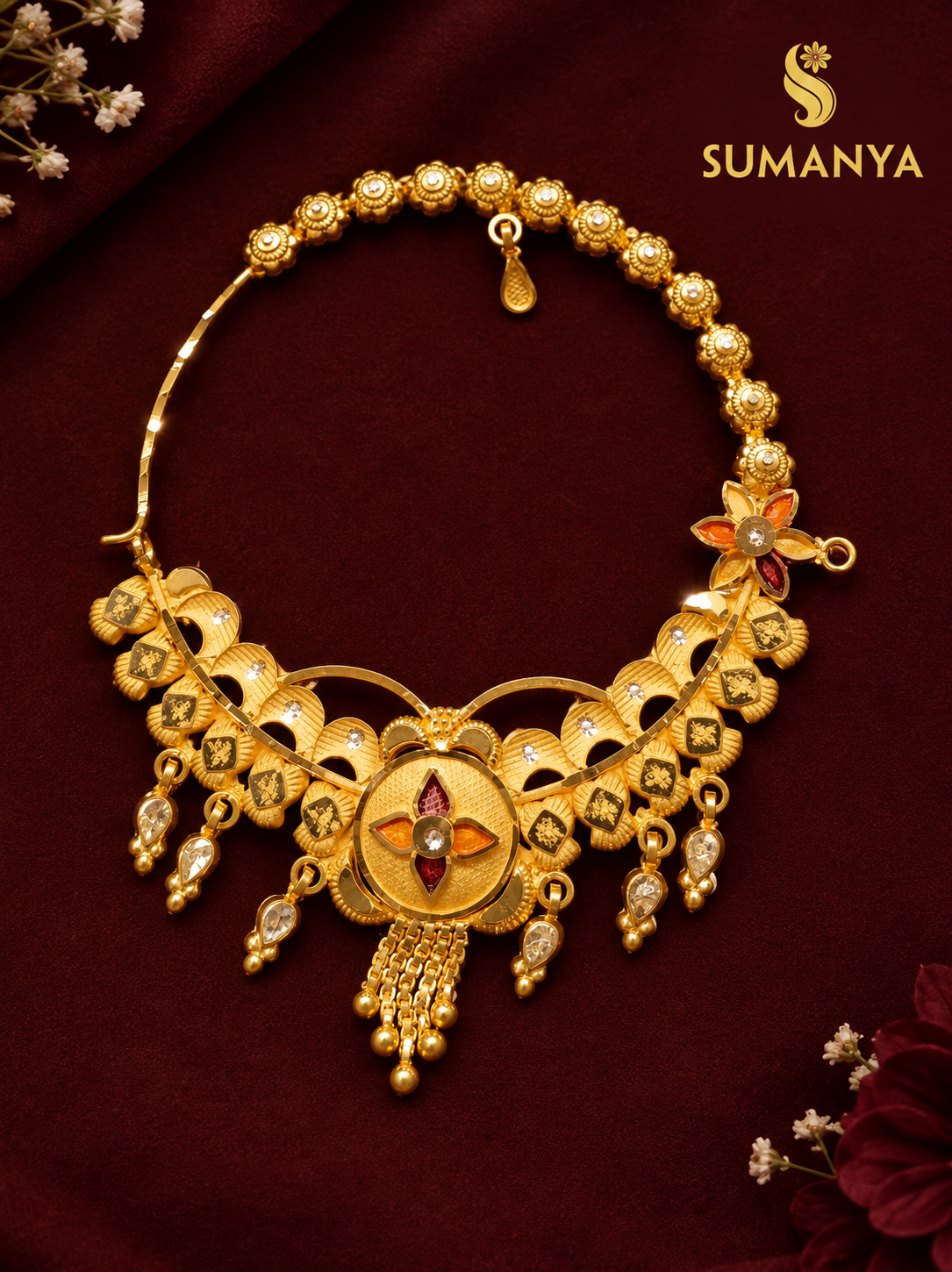 18k750 royal bridal nathiya 