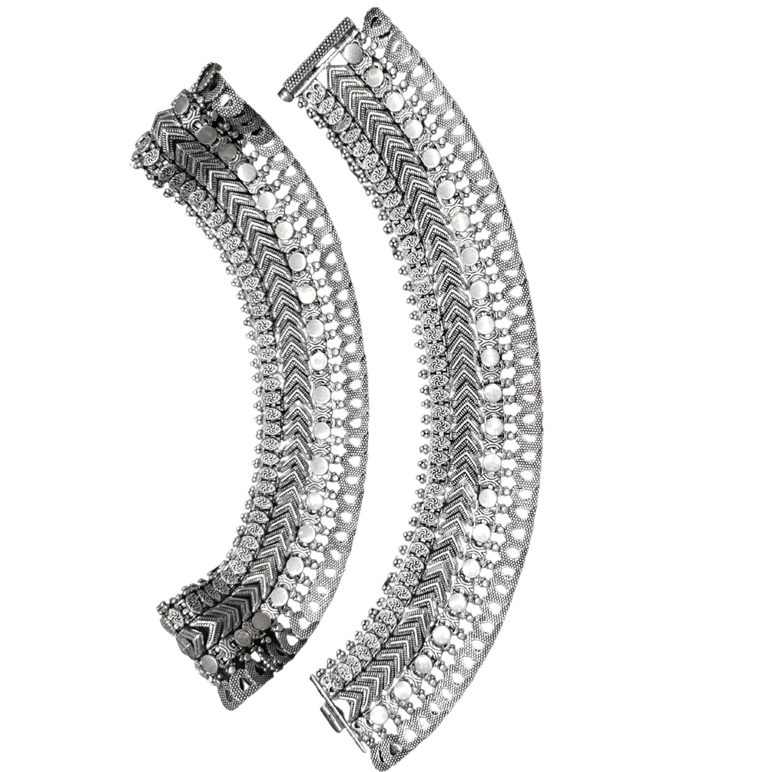 Silver Antique Anklet