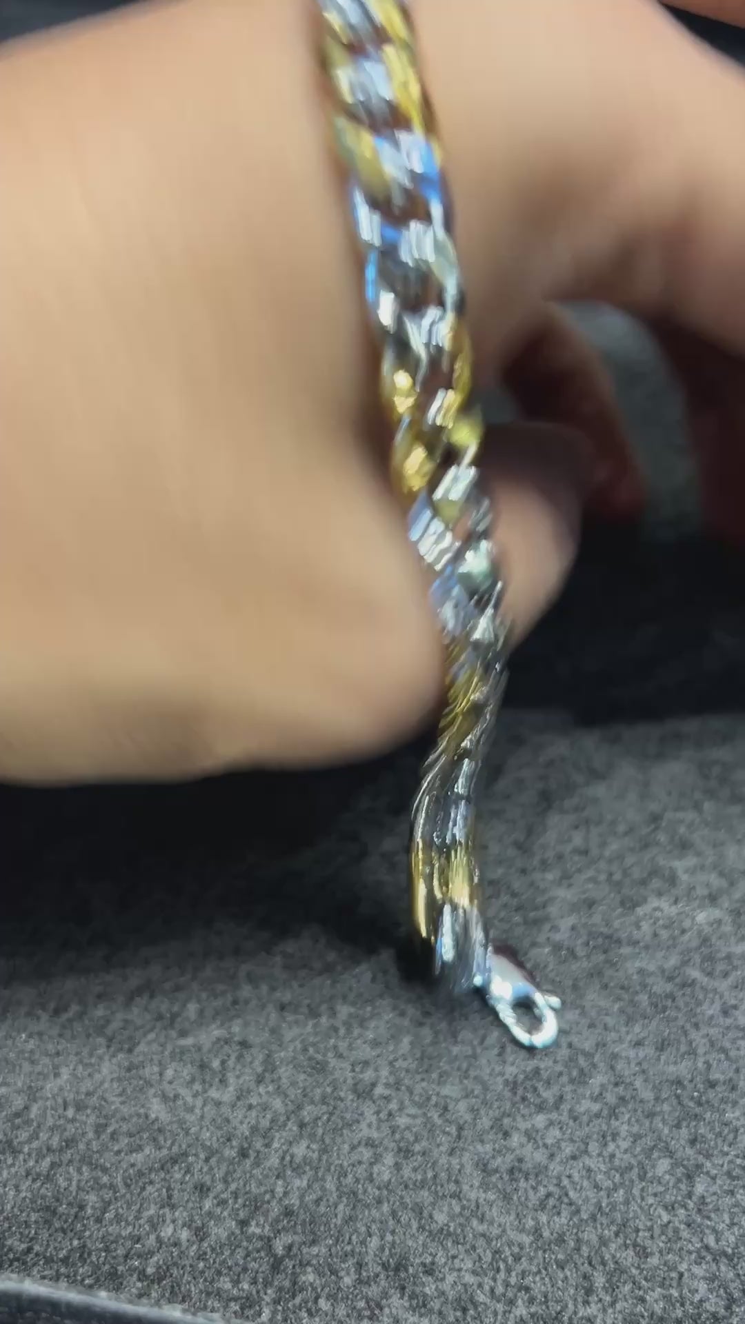 Men’s light cuban bracelet